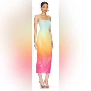 Malibu Midi Dress in Multi
Runaway The Label